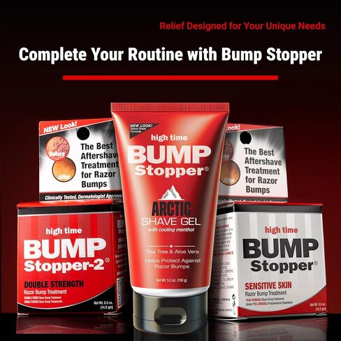High Time Bump Stopper Shave Gel W/Aloe& Tea Tree Oil 5.3oz in Saudi Arabia