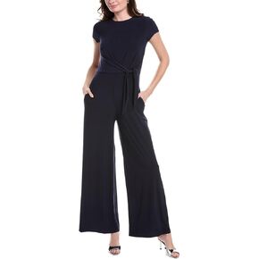 Vince Camuto Womens Cap Sleeve Bateau Neckline Jersey Jumpsuit