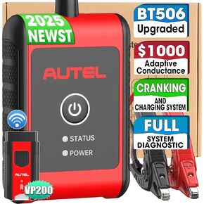 اختبار بطارية AUTEL MAXIBAS BT508 ، تمت ترقيته من BT506 ، 6V 12V 100-2000 CCA TESTER