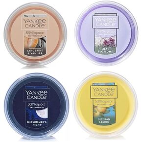 Yankee Candle Scenterpiece Easy MeltCups — Set of 4 Assorted Scent Refills - 2.2 oz each