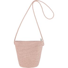 Womens Small Straw Crossbody Bag Summer Beach Shoulder Purse Lightweight Handbag