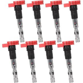Ignition Coil Packs Set Of 8 Compatible With AUDI A4 A6 A8 Allroad S4 VW Touareg PHAETON 4.2L V8 Replacement For 077905115AA 077905115T UF418 UF521