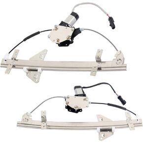 SCITOO Power Window Regulator with Motor fit for 2000 2001 2002 2003 2004 for Dodge Dakota Rear Left and Rear Right Side 741-598