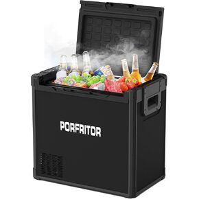 12 فولت ثلاجة ، 48QT (45L) مبرد كهربائي ، 12V CAR CAR COR COR CONTER TOUCH CONTROL ، 12V مبرد -4 ℉ ~ 68 ℉ ، فريزر محمول 12/24V DC 110-240V AC للتخييم ، السفر ، الشاحنة ، المنزل