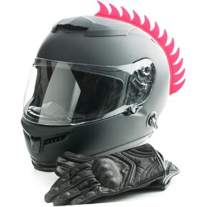 ERINGOGO Creative Retro Sticker for Motorcycle Pink Arc-shaped Patch Decoration Accessory for Parties and Cool Rides