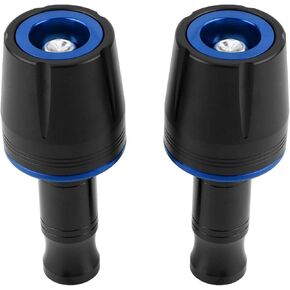 Crash Slider, 2Pcs Universal Slider Frame Sliders, CNC Frame Crash Slider for Kawasaki Z125, for, Crash Pad Protector with 10mm Screw(blue)