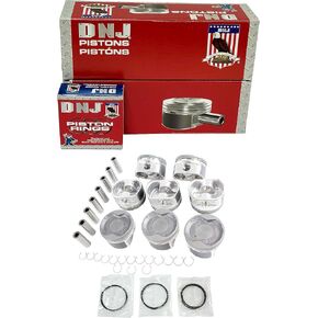 DNJ PRK974 Piston Ring Set Standard for 2005-2009 Lexus, Toyota 4Runner, GX470, Land Cruiser 4.7L V8 32V DOHC 4663cc