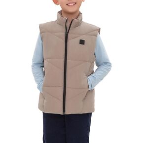 Rokka&Rolla Boys' Lightweight Water-Resistant Puffer Vest