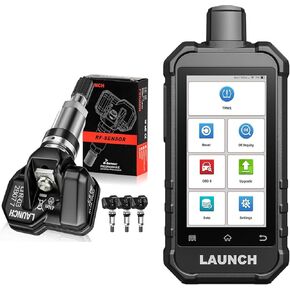 LAUNCH TPMS Service Tool Kit,1*TPMS 5011 V 2 & LAUNCH LTR-03 TPMS Sensors (4 Pack)