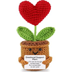 Positive Crochet Taco Emotional Support for Women Men Mom Daughter Son Sister Coworkers Funny Crochet Gifts Teacher Appreciation Gift Inspirational Support