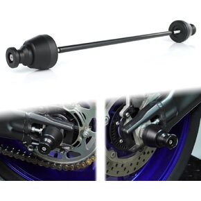 Xitomer Rear Axle Sliders with Swing Arm Stand Bobbins Fit for MT-09 / SP 2021-2024 Tracer 9 / GT Frame Sliders Fit for Tracer 9 GT+ 2023-2024/ XSR900 2022-2024 Motorcycle Crash Protection