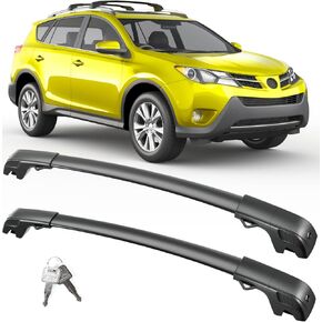 Lockable Roof Rack Cross Bars 220lb Compatible with Honda Passport 2019-2025 with Raised Rails, Heavy Duty Aluminum Roof Rails Crossbars Cargo Bars Canoe Rooftop Black Carrier Luggage