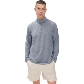 Faherty Men's Movement Quarter Zip Sweatshirt