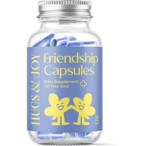 Hugs & Joy Friendship Capsules in a Bottle – 60 Joyful Messages to Surprise Your Bestie