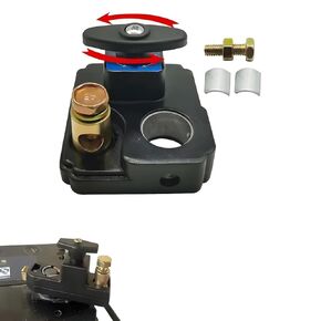 Car Battery Disconnect Switch,Marine Remote Battery Disconnect Switch 12v,250a,Push Button,Rotary Actuator,On-Off Mode Prevent Battery Drain Easy to Install for Cars (A)