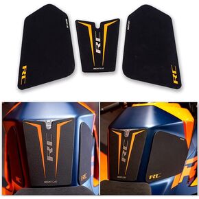 Motorcycle Tank Pad Protector Sticker Decal Gas Knee Grips Compatible with KTM RC 390 (2022-2024)