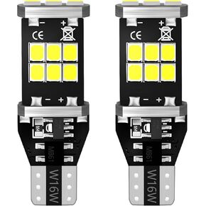 T15 921 912 906 LED Bulbs Xenon White Back Up Light 2835 Chipsets Compatible with 2008 Sedan, 2011-2014 Sedan and 2015-2021 Subaru WRX Reverse Lights, Pack of 2