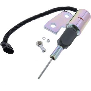 HOLDWELL 24V Fuel Shut Off Solenoid 3991168 SA-4941-24 compatible with Hyundai R130 Cummins 4BT Engine