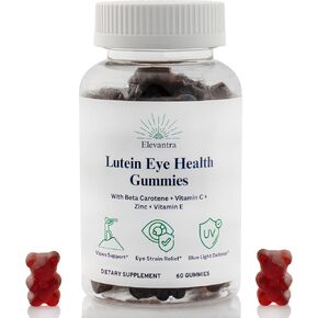 Lutein Eye Gummies | Eye Vitamins | 30 Day Supply | Lutein for Eye Health | Lutein, Beta Carotene, and Vitamin C Beauty Gummies | Eye Health Supplements for Adults | Vision Support