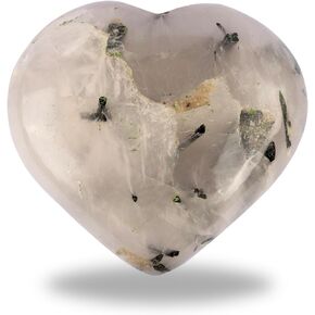 2 pc Selenite Heart Palm Stone, Heart Shaped Crystals and Healing Stones- Pocket Worry Stone for Anxiety and Stress Relief - Healing Crystals for Meditation, Reiki, Spiritual and Crystal Gifts