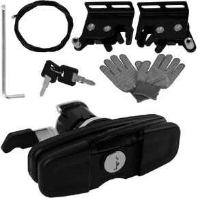 Truck Cap Twist Handle Kit for Leer 100XQ, 100XL, 100XR & TSC 700 Tonneau - Rotary Latches 83514/83515, Replaces 113436 with Wrench & Gloves