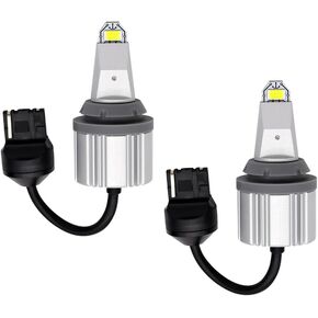 Syneticusa 7443 LED Bulbs Reverse Lights Back Up Lights CANBUS Error Free 6000 Lumens CSP 6-SMD Upgraded 6500K High Brightness 7440 7441 7444 LED Reverse Lights Plug ＆ Play (Pack of 2)