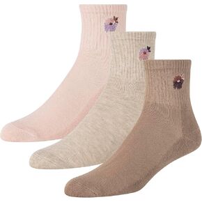 Ted Baker Women's 3 Pack High Quarter Crew Socks