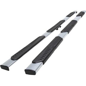 Westin 28-5234760 R5 M-Series Wheel-to-Wheel Nerf Bars XD fits 2020-2025 Silverado Sierra 2500 3500 Crew Cab 6'5" Bed Polished Pair