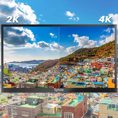 SYLVOX 55 Inch Outdoor TV, Waterproof 4K Smart TV, High Brightness,7x16(H) Commercial Grade, Supports Bluetooth & Wi-Fi, Suitable for Partial Sun(Deck Series 2022) in Saudi Arabia