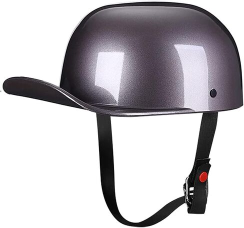 Vintage Open Face Motorcycle Helmet Retro Baseball Cap Half Helmets Men Women for Cruiser Street Scooter Moped Cap Jet with Mask Glasses - DOT Certified in Kuwait