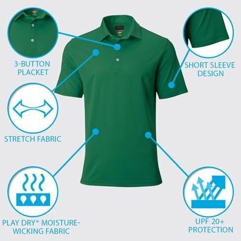 Greg Norman Men's Freedom Micro Pique Polo in Kuwait