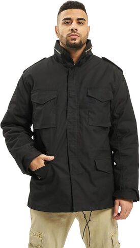 Brandit Men's M-65 Classic Jacket Black Size L in Saudi Arabia