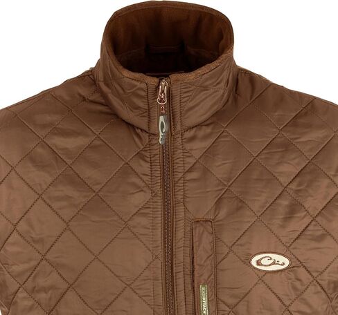 Drake Waterfowl Delta Quilted Fleece Lined Vest in Saudi Arabia