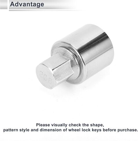 Vehicle Wheel Lock Lugnut for Land Rover #208-28ID Anti-Theft Screw Nut Removal Key Socket 1pc in Kuwait