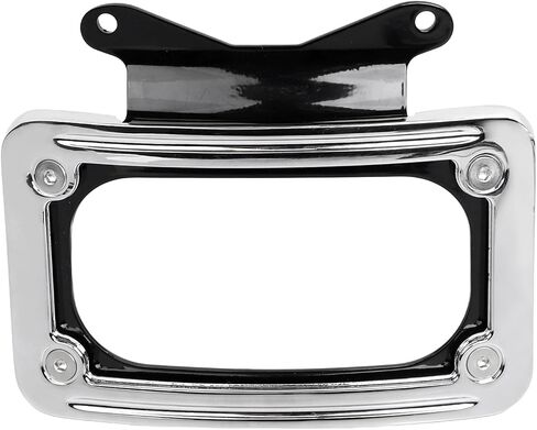 Black Curved License Plate Mount Bracket For Harley Touring Road Street Glide FLTRX FLHX 2010-2023,Road King Special FLHRXS 2017-2023 in Saudi Arabia