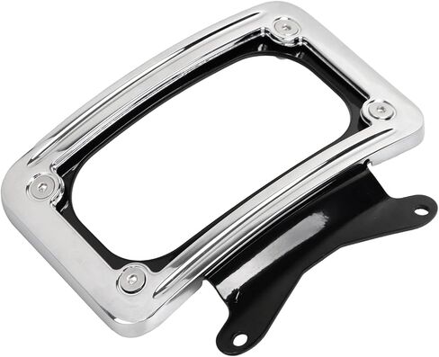 Black Curved License Plate Mount Bracket For Harley Touring Road Street Glide FLTRX FLHX 2010-2023,Road King Special FLHRXS 2017-2023 in Saudi Arabia