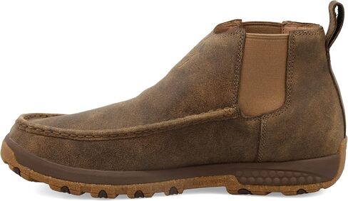 Twisted X Men's 4" Wedge Sole Boot, Woven Saddle/Oiled Saddle, 11(M) in Saudi Arabia