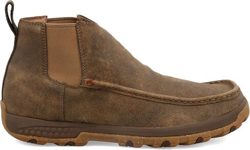 Twisted X Men's 4" Wedge Sole Boot, Woven Saddle/Oiled Saddle, 11(M) in Saudi Arabia