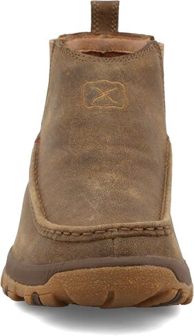 Twisted X Men's 4" Wedge Sole Boot, Woven Saddle/Oiled Saddle, 11(M) in Saudi Arabia