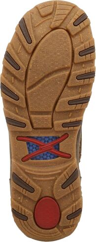 Twisted X Men's 4" Wedge Sole Boot, Woven Saddle/Oiled Saddle, 11(M) in Saudi Arabia