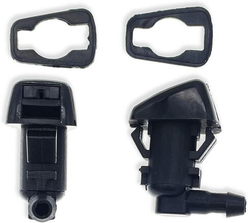 فوهات غسالة الزجاج الأمامي - بديل لـ Ford F250 F350 F450 F550 Super Duty - يحل محل OEM #: BC3Z17603A ، BC3Z -17603 -A ، طقوس الرش الممتازة (حزمة 2) in Kuwait