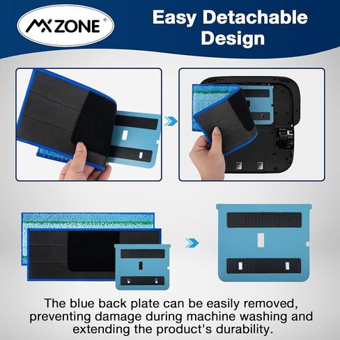 وسادات التطهير الرطبة من MXZONE متوافقة مع iRobot Braava Jet m6 (6110) (6012) (6112) ممسحة الروبوت النهائية، وسادات ممسحة Brava Roomba لمحلول التنظيف iRobot Braava Jet m6 (6 عبوات) in Saudi Arabia