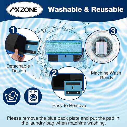 وسادات التطهير الرطبة من MXZONE متوافقة مع iRobot Braava Jet m6 (6110) (6012) (6112) ممسحة الروبوت النهائية، وسادات ممسحة Brava Roomba لمحلول التنظيف iRobot Braava Jet m6 (6 عبوات) in Saudi Arabia