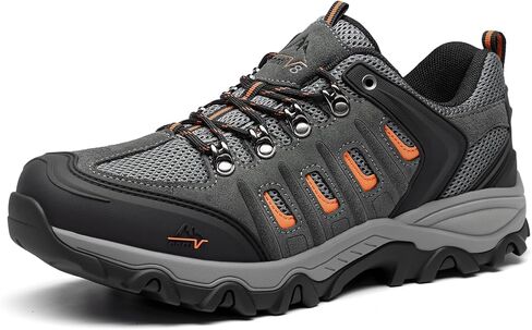 NORTIV 8 Men's Waterproof Hiking Shoes Leather | Low-Top Hiking Shoes for Outdoor Trailing Trekking Camping Walking in Kuwait