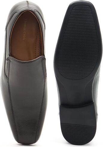 Red Tape Mens Moray Loafers Shoes Black in Saudi Arabia