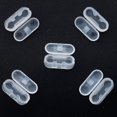 20 Pack Bead Chains Connector, 4.5mm #10 Ball Chain Cord Connector Clips for Window Blind Pull Chain Replacement/Repair (Clear) in Saudi Arabia