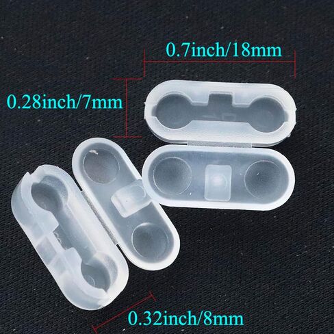 20 Pack Bead Chains Connector, 4.5mm #10 Ball Chain Cord Connector Clips for Window Blind Pull Chain Replacement/Repair (Clear) in Saudi Arabia