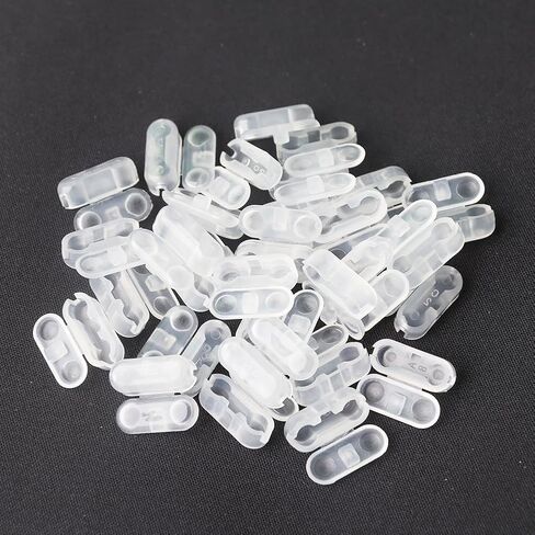 20 Pack Bead Chains Connector, 4.5mm #10 Ball Chain Cord Connector Clips for Window Blind Pull Chain Replacement/Repair (Clear) in Saudi Arabia