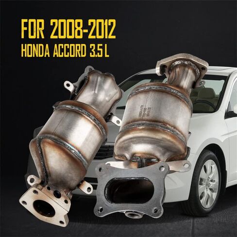 KAC 672145 Catalytic Converter, 2PCS Catalytic Converter for MDX 2014-2015, RL 2009-2012, RLX 2014-2017, TL 2009-2014, TSX V6 2010-2011 2013-2014, ZDX 2011-2012, Accord 2010-2015 - EPA Compliant in Saudi Arabia