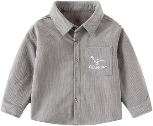 Toddler Boys Corduroy Button Down Shirt Kids Spring Fall Casual Long Sleeve Shirt Jacket Lightweight Soft Versatile in Saudi Arabia
